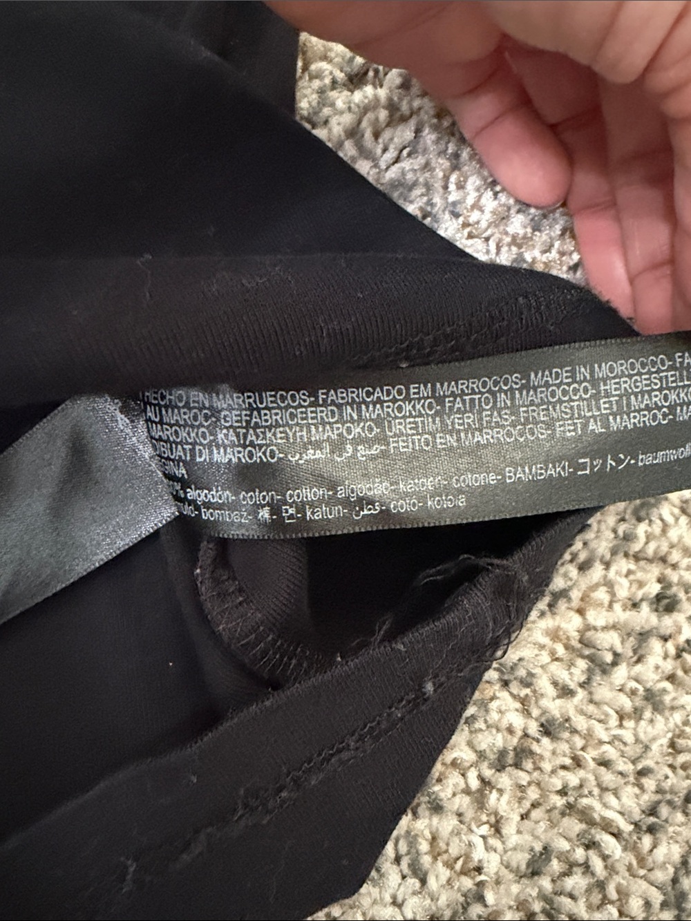 Massimo Dutti medium Black Scoop Neck Tank - Picture 4 of 5